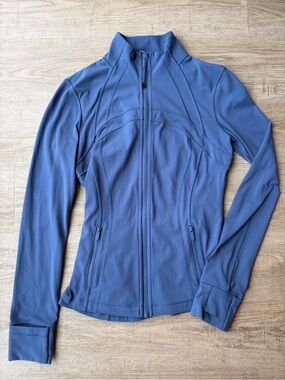 lululemon define jacket *nulu - brilliant blue - size 6